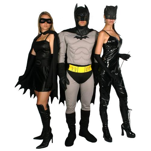 Batgirl, Batman e Mulher Gato