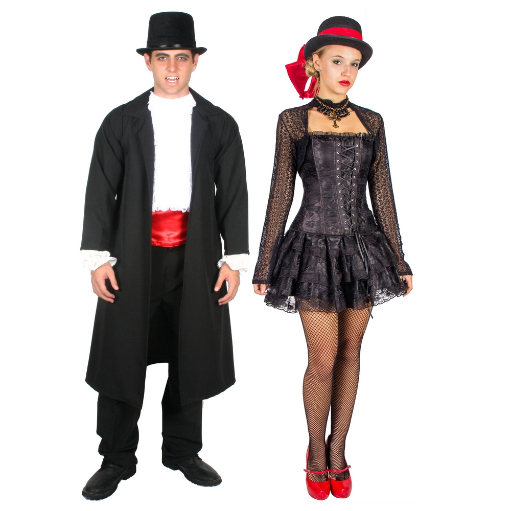 Fantasia de Halloween para casais – Fantasia de vampiro masculina