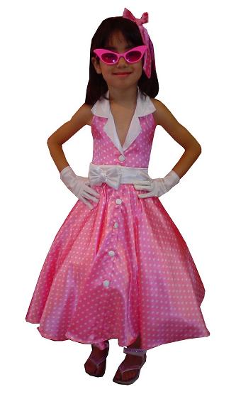 Anos 60 rosa - Infantil