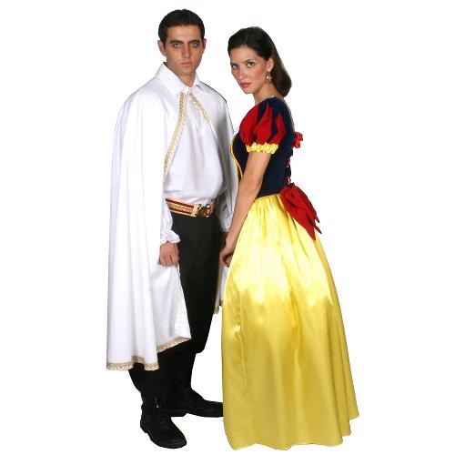 Prncipe branco e Branca de Neve longa